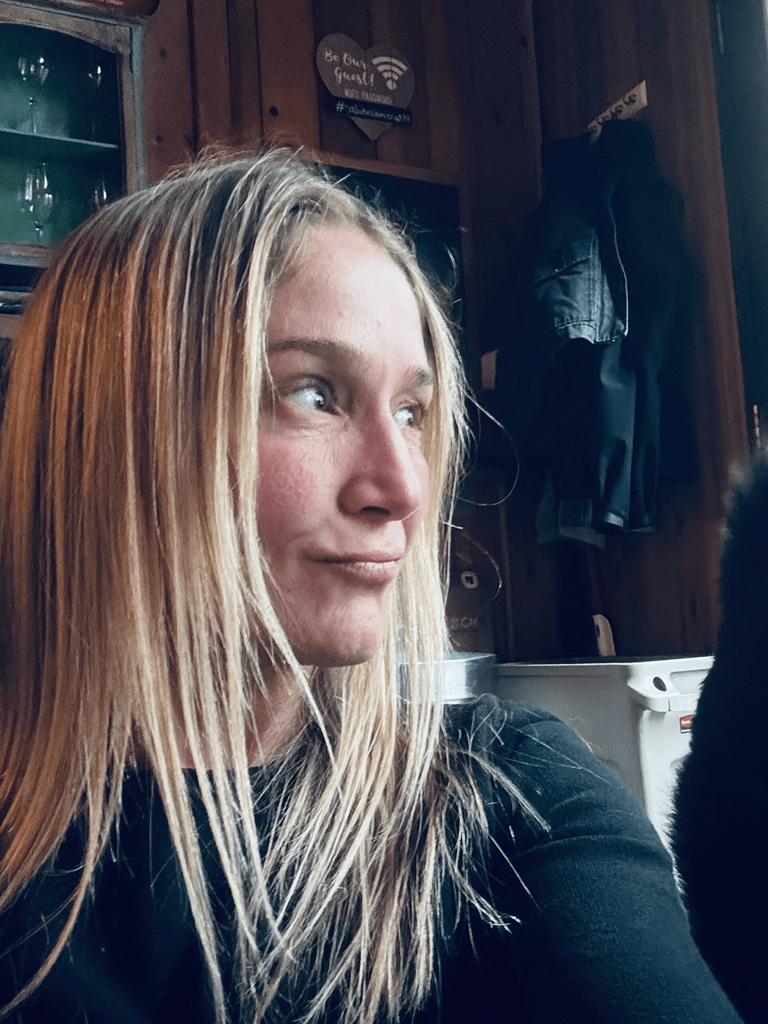 Pardon My Persona Podcast host Jaimee Laine recording in Asheville