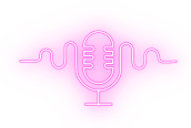 Podcast transparent microphone logo recording